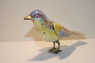 Blechspielzeug - Singender Vogel Singing Bird Mit Federwerk Bild