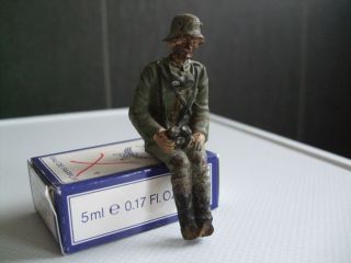 Lineol Soldat Adjutant Sitzend Für Fahrzeuge Bild