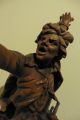 Holzfigur Bergsteiger Kletterer Fackel Holz Figur Geschnitzt Holzschnitzerei Holzarbeiten Bild 5