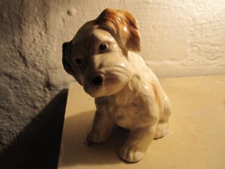 3.  Alte Porzellan Figur Hund Alt Nachlass Porzellanfigur Marke. Bild
