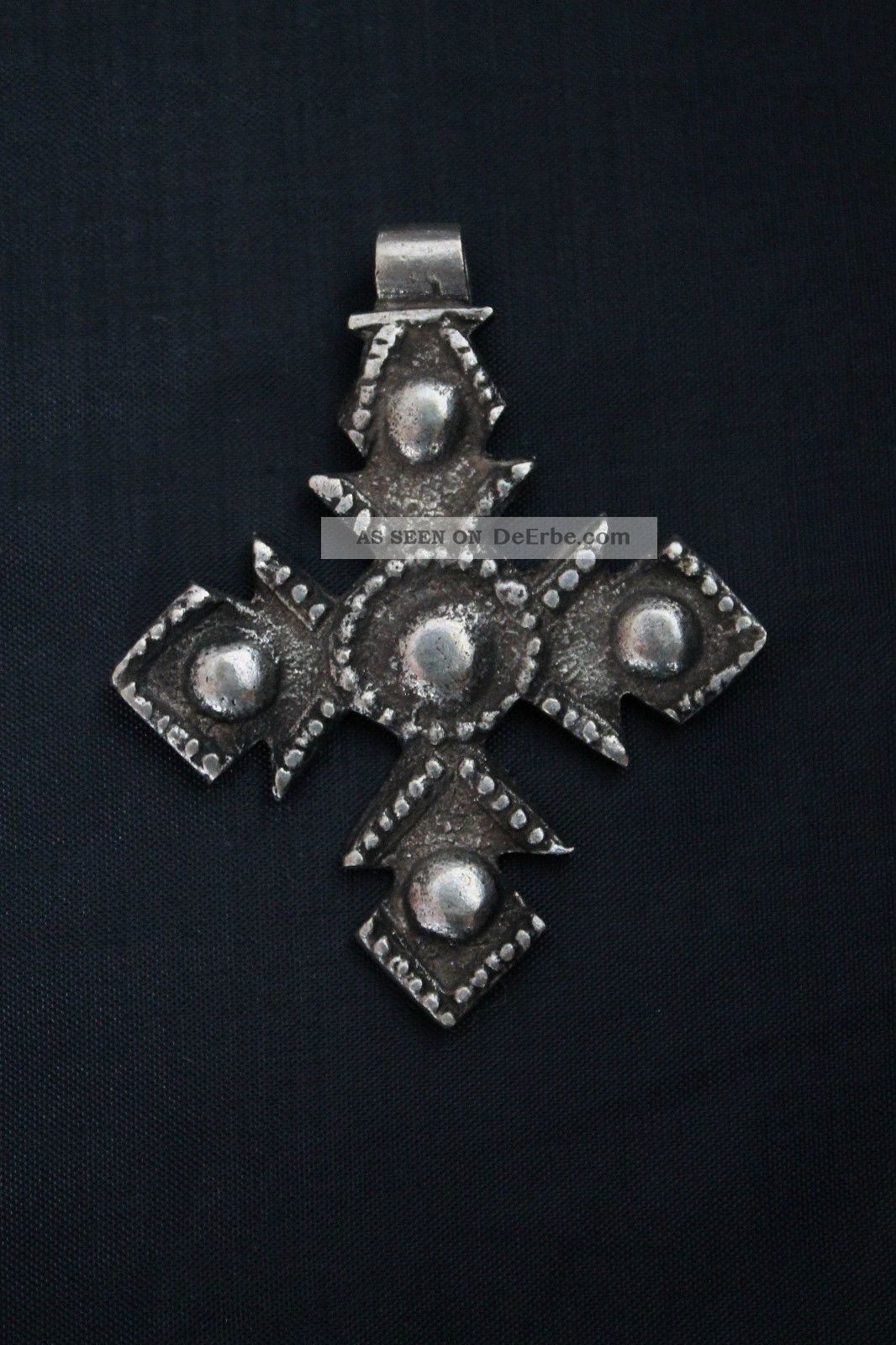 Äthiopien: Kreuz Anhänger Alter Schmuck.  Etiopia,  Ethiopia: Aged Cross Pendant Entstehungszeit nach 1945 Bild