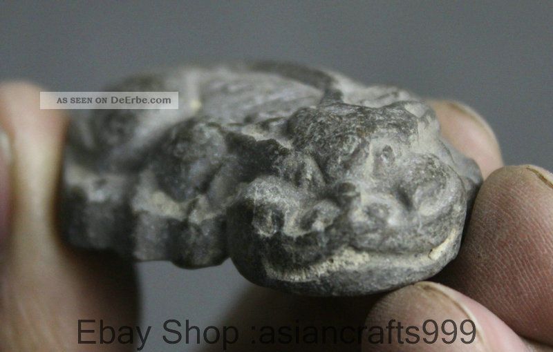 Alte Chinesische Bronzemünze Pixiu Unicorn Beast Wort Tier Wilde Antike Statue Antike Bild