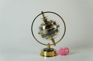 Sputnik Wetterstation Kult Space Age Pop Art 70er Gecheckt Top Gold Farben 24 Cm Bild