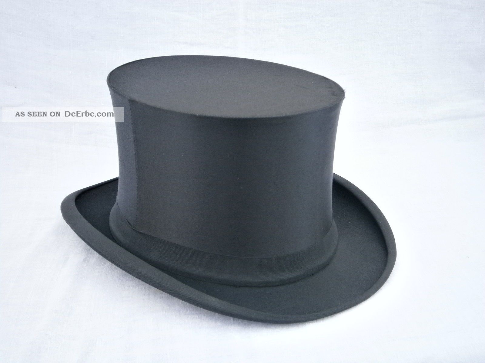 opera hoge hoed Patent zwart zijde 54 = XS Chapeau Claque - Kostuums, Theaterbenodigdheden en LARP