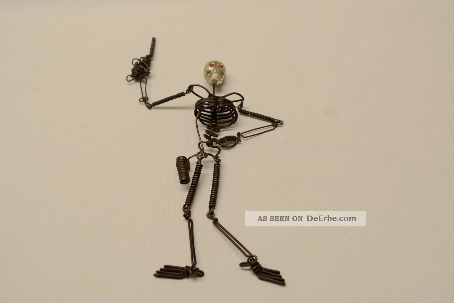 Skelett Mit Kanone,  Metallring Skelett,  Mit Schädel Metallobjekte Bild