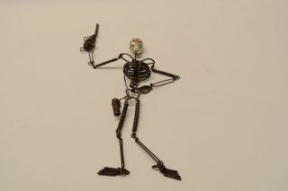 Skelett Mit Kanone,  Metallring Skelett,  Mit Schädel Bild