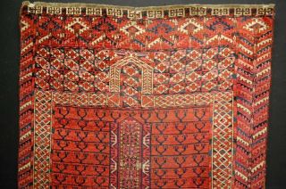 Antiker Teppich TÜrkmen Antique Rug Ca:143x91cm Antico Tappeto Bild