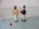 Alter Erzgebirge Engel Und Bergmann Für Die Puppenstube Pyramide Miniatur Figur Original, gefertigt vor 1970 Bild 2