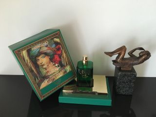 Orig.  Ernst Fuchs Bronze Papageno Les Beaux Arts Marmorsockel Parfum Bild