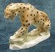 Thüringen Gräfenthal Porzellan Tier Figur Leopard Antik Sammlerstück Sehr Selten Figuren Bild 3