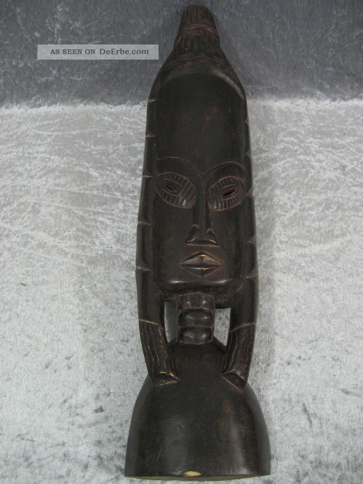 Handgeschnitzte Afrikanische Maske 58 Cm Afrika Ghana Nr.  30 Entstehungszeit nach 1945 Bild