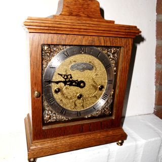 Bracket Clock Kaminuhr Tischuhr Stockuhr Westminster 4/4 Stutzuhr Warmink Wuba Bild