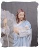 Christus Der Gute Hirte Jesus Skulptur Kirchenfigur Messias Rel. Andenken & Mitbringsel Bild 1