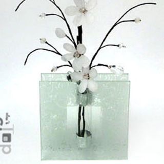 3 Originelle Vasen Modern | Frostglas Tischvase Blumen - Glas - Vase Tischdeko |1 - 19 Bild