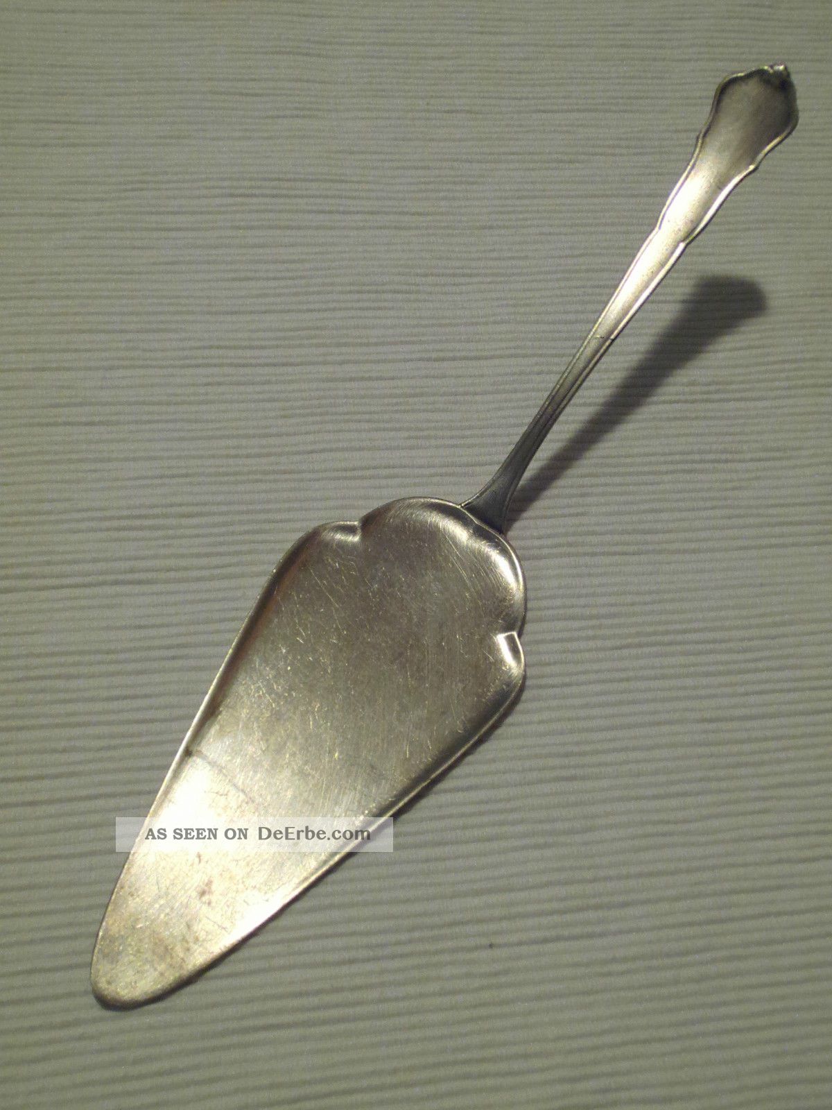 Htb Tortenheber 800er Silber Gest.  Halbmond Krone Objekte vor 1945 Bild