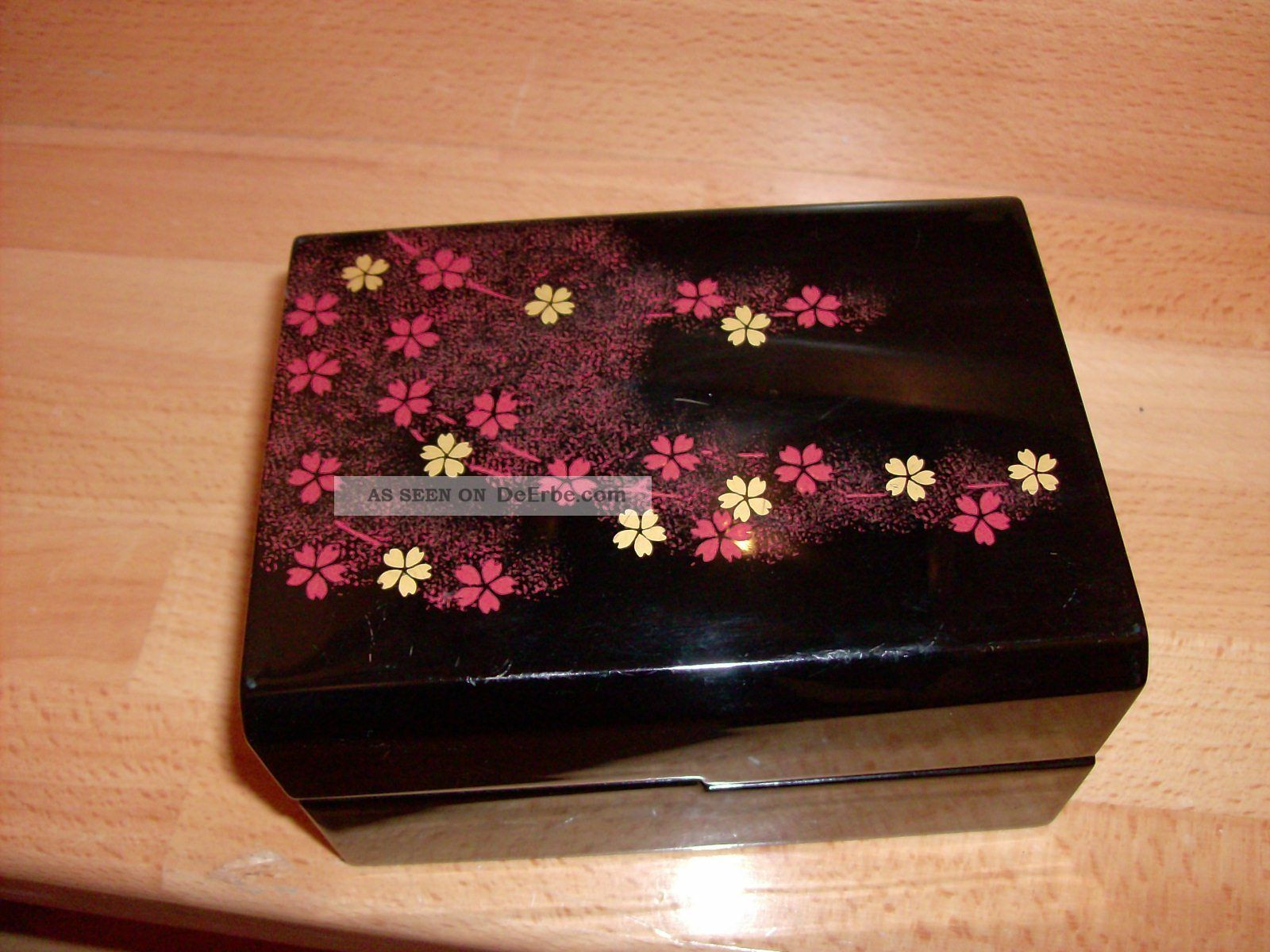Zohiko Lack Schatulle Dose Japan China Lacquer Box Lacquerware Luxus Entstehungszeit nach 1945 Bild