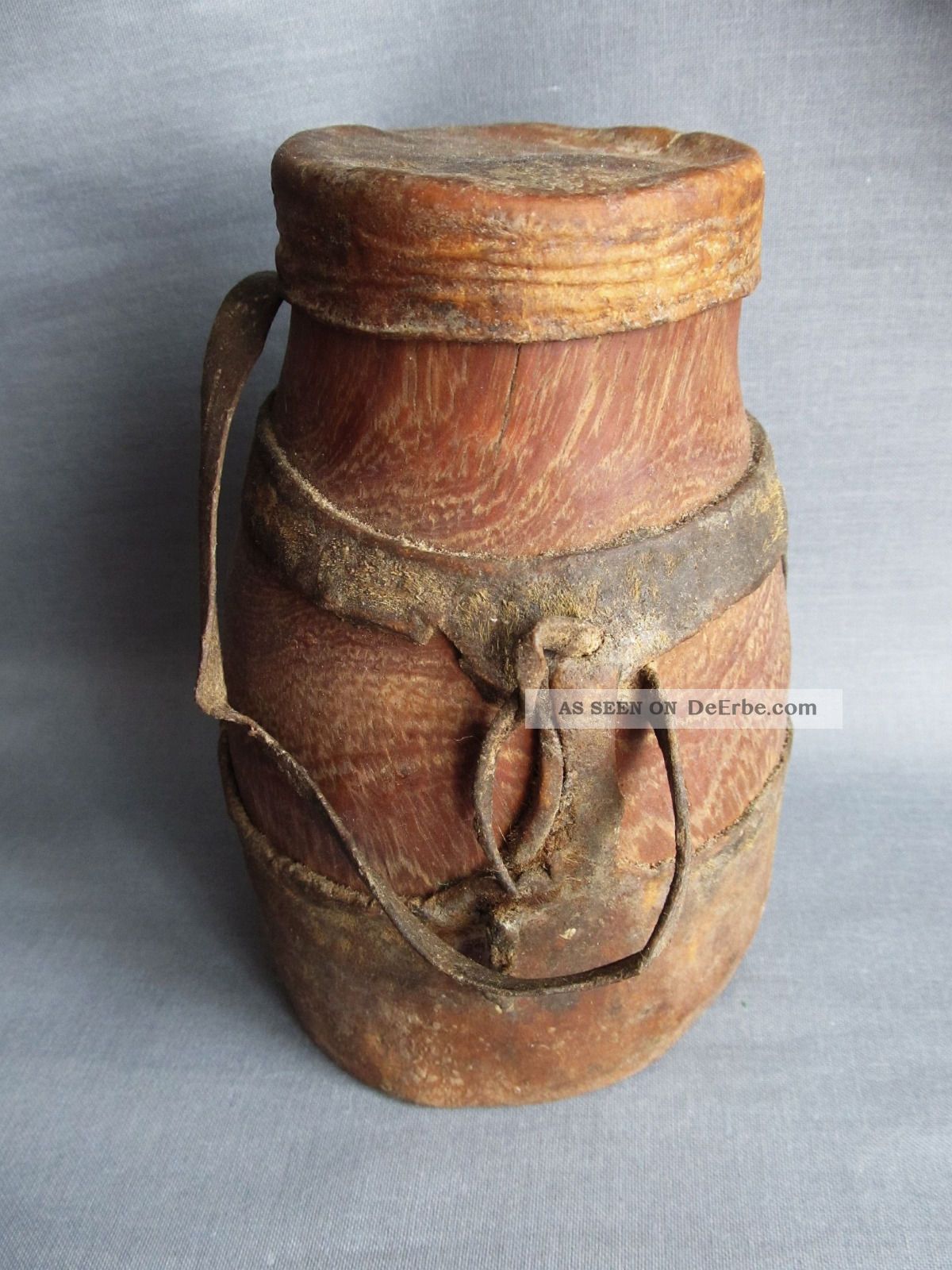 Old African Milk Container,  Turkana,  Kalebasse,  Vessel,  MuseumsstÜck,  Afrika Entstehungszeit nach 1945 Bild