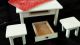 4 Teilige Puppenküche Alt In Seltener Größe Und Machart Waschtisch Tisch Stühle Puppen & Zubehör Bild 3