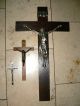 3 Kreuze Wandkreuze Mit Korpus (2 Holz - /1 Metallkr. ) Christliche Devotionalien Religiöse Volkskunst Bild 1