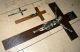 3 Kreuze Wandkreuze Mit Korpus (2 Holz - /1 Metallkr. ) Christliche Devotionalien Religiöse Volkskunst Bild 2