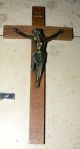 3 Kreuze Wandkreuze Mit Korpus (2 Holz - /1 Metallkr. ) Christliche Devotionalien Religiöse Volkskunst Bild 3
