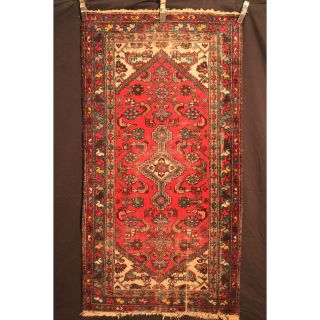Alt Handgeknüpft Orient Teppich Malaya Kurde Old Rug Carpet Tappeto 100x180cm Bild