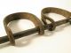 Alte Eisenfessel Fußfessel Ewe Old Rare Slave Iron Bracelet Esclave 1 Afrozip Afrika Bild 4