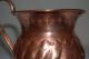Alte Kupfer Karaffe - Vase - Kanne - Krug Mit Henkel Ca.  11cm Kupfer Bild 7