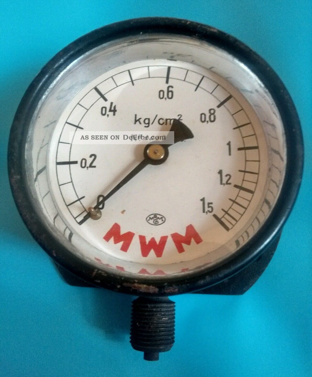 Altes Manometer/barometer (0 1, 5kg/qcm) Ansehen