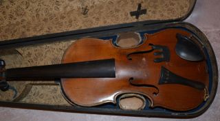 Old German Violin Fiddle Violino Vecchioamtikgeige Alte Deutsche Geige Violine Bild