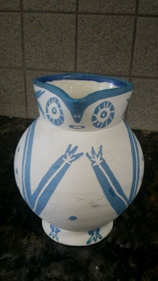 Pablo Picasso Madoura Ceramic Owl Pitcher Bild
