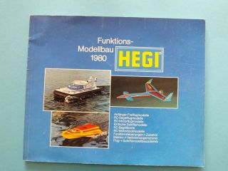 Alt Hegi Katalog 1980 Flug Schiff Auto Modelle Motoren Zubehör Bild