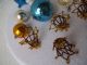 21 Stück Sehr Alter Originaler Schöner Christbaumschmuck Aus Glas,  Draht Usw. Krippen & Krippenfiguren Bild 1