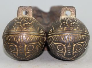 Ein Paar China Bronzene Glocke 002 Bild