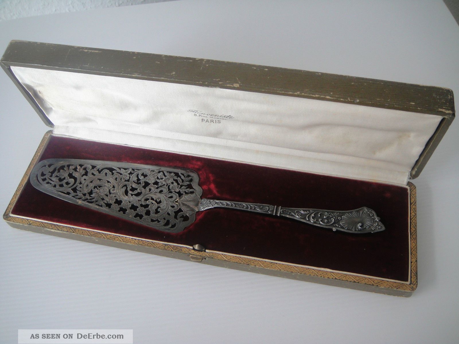 Tortenheber 950 Silber Paris 19 Jhd.  Benvenisti Objekte vor 1945 Bild
