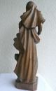 Groß Madonna Holz Figur 54cm Top Mutter Gottes Heiligenfigur Holzfigur Skulptur 1950-1999 Bild 4