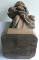 Groß Madonna Holz Figur 54cm Top Mutter Gottes Heiligenfigur Holzfigur Skulptur 1950-1999 Bild 5