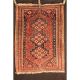 Alt Handgeknüpfter Orient Teppich Gash Gai Sh Raz Old Rug Carpet Tapi 120x85cm Teppiche & Flachgewebe Bild 1