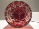Biedermeier Bäderpokal Bemalt / Perfekt / Glasbecher Rubin Überfangglas Sammlerglas Bild 3