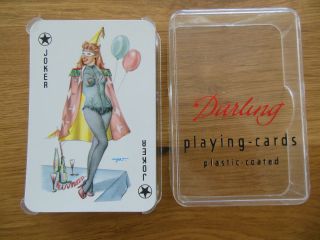 Darling Pin Up Playing - Cards/spielkarten 50er Jahre Variante 2 Heinz Villinger Bild