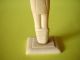 Statue Aus Bein Oder Knochen - HÖhe 15,  5 Cm - Alt & Schön.  Wohl Aus Ägypten Beinarbeiten Bild 6
