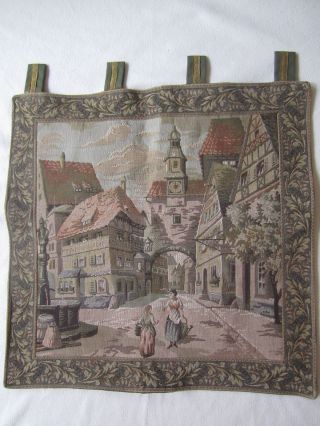 Kleiner Gobelin - Wandteppich Ca.  57 X 56 Cm Bild