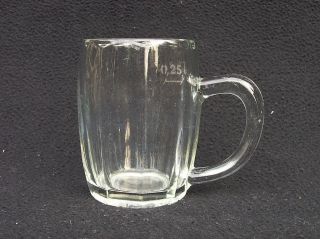 Altes Henkelglas Pressglas Klar Radeberg Bierseidel 0,  25 L 1930 /dn113 Bild