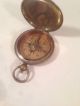Historischer Kompass Antik Messing Taschenkompass Technik & Instrumente Bild 1