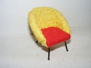 Alter Cocktail - Sessel - 50er Jahre Design - Kaufladen - Puppenhaus - Puppenstube - 1:12 Bild