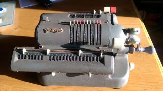 Alte Manuelle Rechenmaschine Walther Wsr 160 Bild