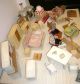 Konv.  Alte Puppenmöbel Wiege Herd Bett Ofen Schrank Buffet Usw.  30er - 50er Jahre Original, gefertigt vor 1970 Bild 2