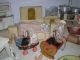 Konv.  Alte Puppenmöbel Wiege Herd Bett Ofen Schrank Buffet Usw.  30er - 50er Jahre Original, gefertigt vor 1970 Bild 4