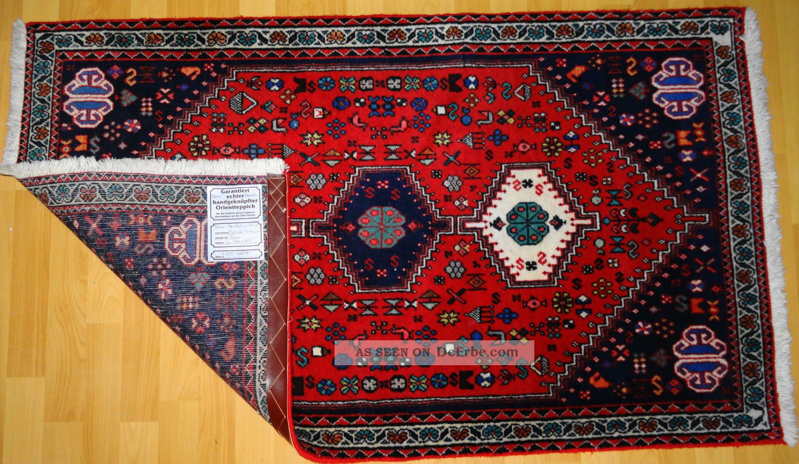 Echte Handgeküpfte - Perser Teppich Top / Ware - Tappeto - Tapis,  Rug Teppiche & Flachgewebe Bild