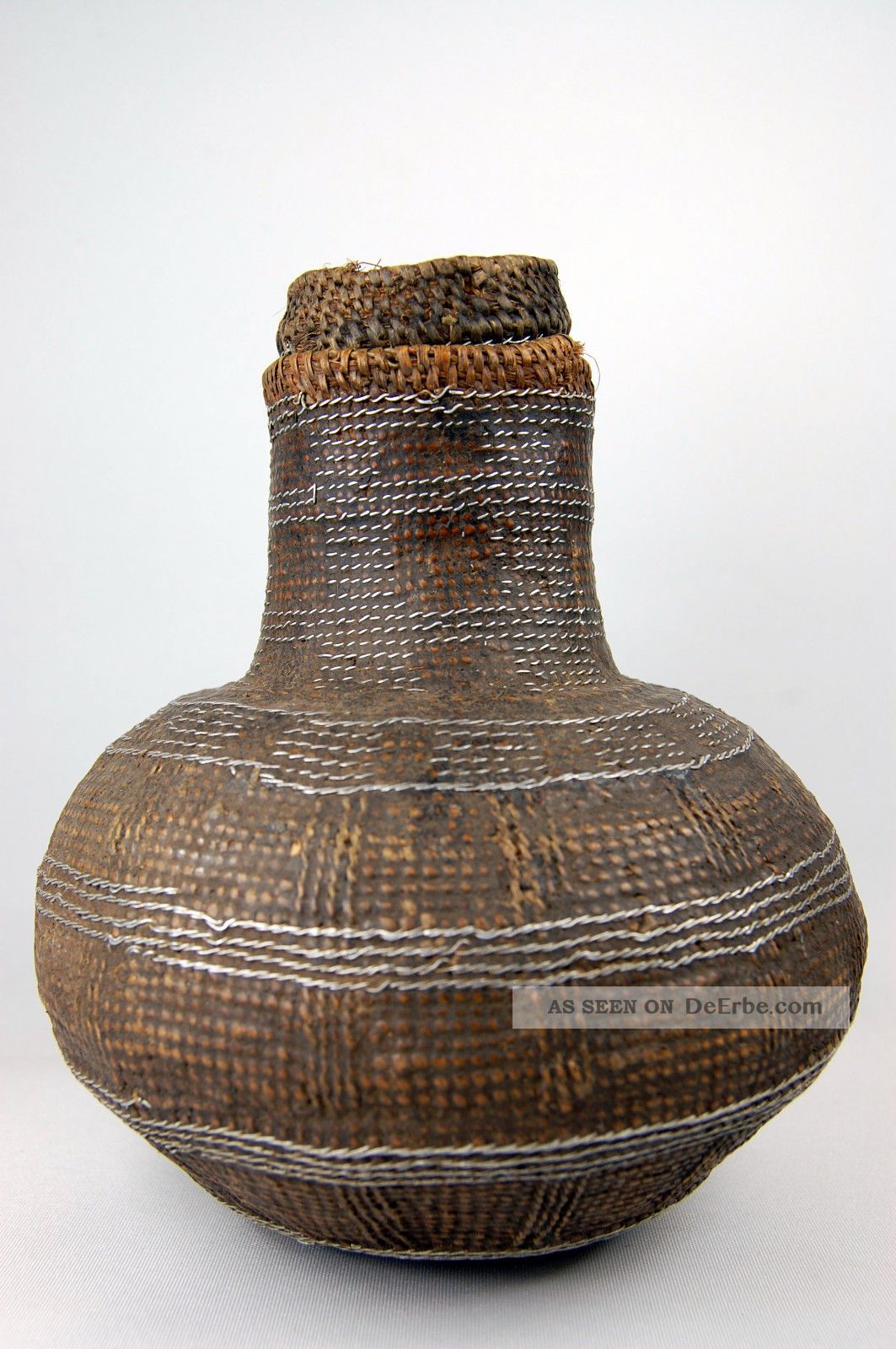 Äthiopien Altes MilchgefÄss Afrika Ethiopia Old Milk Container Africa Afrique Entstehungszeit nach 1945 Bild